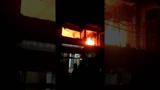 Fire Accident in Ambur Market near Bawa Pharmacy (A bangle shop)....