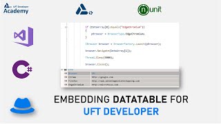 Adding DataTable View into Visual Studio for UFT Developer