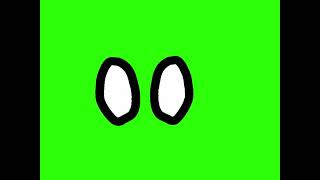 Countryball Eyes Moving Left Green Screen