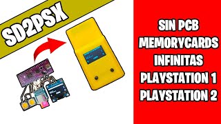 SD2PSX SIN PCB MEMORYCARDS INFINITAS PS1 Y PS2