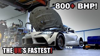 UK'S FASTEST A90 SUPRA HITS THE DYNO *SAVAGE*