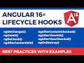 Angular 16 Life Cycle Hooks - Explained with Examples