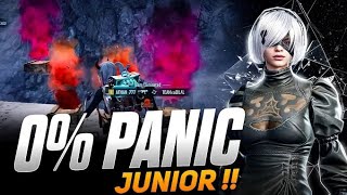 0% Panic *Junior !? [ intense clutches ] BGMI 🔱