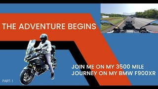 3,500 Miles on a BMW F900XR: Epic Ride from Texas to Connecticut and Back! PART-1 | 4K