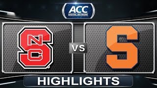 NC State vs Syracuse | 2014 ACC Men's Basketball Tournament Highlights