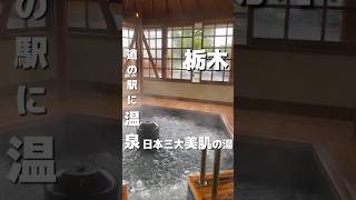 道の駅に温泉！？日本三大美肌の湯♨️喜連川温泉知ってる？温泉がハイレベルでおすすめ