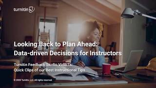 Data-driven Decisions for Instructors
