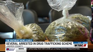 Several arrested in Jasper County drug trafficking scheme