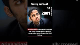 Chess rating Fide rating| Arjun Erigaisi 2800