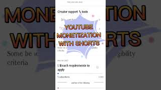 YouTube Shorts monetization #trending #viral #viralshorts #shorts
