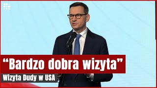 Spotkanie Dudy z Trumpem. Morawiecki zabrał głos | Gazeta.pl