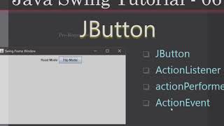 JButton & ActionListener | Java Swing Tutorials #06