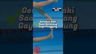 Gerakan Kaki Berenang Gaya Punggung #belajarrenang #swimminghealthy #renangsehat #renanganak #swim