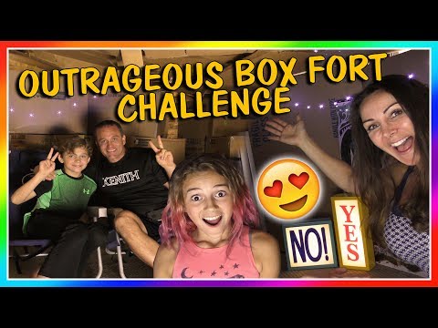 OUTRAGEOUS BOX FORT CHALLENGE! | We Are The Davises OUTRAGEOUS BOX FORT CHALLENGE! | We Are The Davises