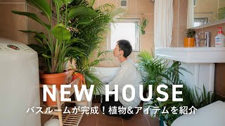 【新居】植物のある暮らし。バスルームをジャングルにしてみた。