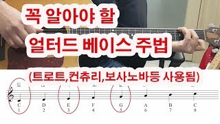 [일산 기타학원-GMI기타학원-마두역] 얼터드 베이스 주법  (쿵짝 쿵짝) 배우기