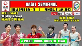 Hasil Lengkap Semifinal India Open 2024 Hari Ini ~ KANG/SEO & RANKI/SHETTY Menang ~ KODAI Kalah