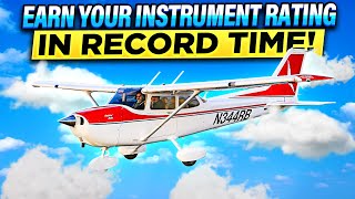 How to Get an Instrument Rating In Record Time (Safely!!)