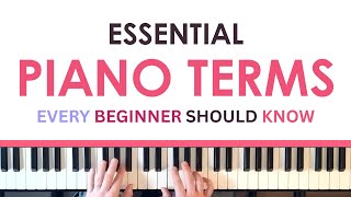 Essential Piano Terms That You Need To Know