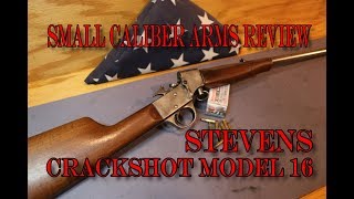 Stevens Crackshot Model 16, 100 Year old takedown rifle.