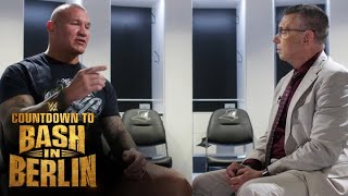 Randy Orton speaks with Michael Cole for an exclusive interview before Bash in Berlin