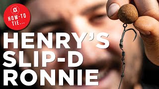 How to tie the Slip-D Ronnie Rig | Henry Lennon | Carp Rigs