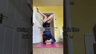 YOGA |  I don’t know why I blindfolded myself 🤪 #fypシ #yoga #fail #trend