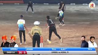 UMROLI VS NERAL XI AT JOVELI CHASHAK 2022 || BADLAPUR || NIGHT 3