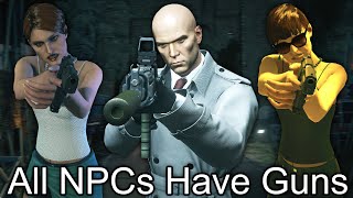 HITMAN The Icon All NPCs Have Guns Kill Everyone