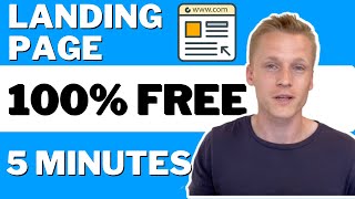 How To Create A Landing Page For Free In 5 Minutes (Step-By-Step Tutorial)