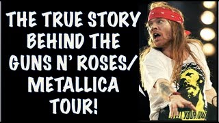 Guns N' Roses: The True Story Behind the GNR & Metallica 1992 Stadium Tour!