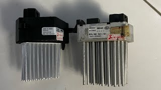 Blower AC BMW e46 mati belum tentu rusak - cara mengganti resistor blower AC