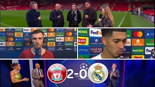 Arne Slot, Jude Bellingham, Andy Robertson Reaction| Liverpool 2-0 Real Madrid | Henry, Carragher