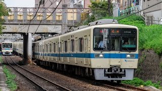 小田急江ノ島線　8000形（8258+8058F）　6+4連　LED前照灯採用車　1701列車　「急行」藤沢行き　＠藤沢本町～藤沢