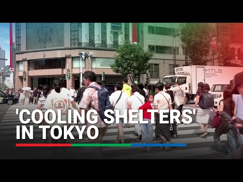 Japanese beat the heat at Tokyo Tower's 'cooling shelter' ABS-CBN News