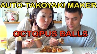 Automatic Takoyaki Maker Unboxing 自動たこ焼きを作ります