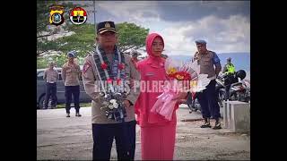 Penyambutan Kapolres Muna yang baru AKBP Indra Sandy Purnama Sakti, S.I.K.