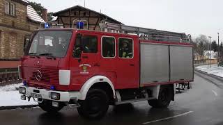 [Unterstützung RD 🚑] Einsatzfahrten 🚒💨 Freiwillige Feuerwehr Muldestausee zur Person in Notlage