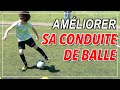 5 EXERCICES CONDUITE DE BALLE ET DRIBBLES FOOTBALL