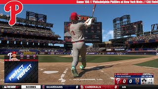 MLB The Show 24 | Philadelphia Phillies at New York Mets | Game 156