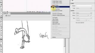Difference in flash frames blank keyframes tutorial
