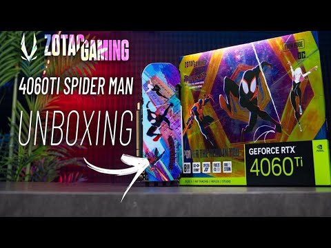 [Unboxing] ZOTAC RTX 4060 Ti 8GB Twin Edge GAMING OC SPIDER-MAN — Across the Spider