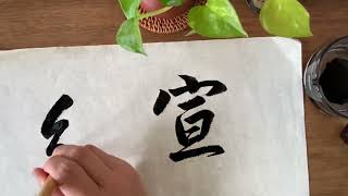 [書法教学05] 笔墨纸砚之宣纸怎么选？｜書道｜宣纸｜Which Xuan paper to use?｜Chinese calligraphy | Xuan paper