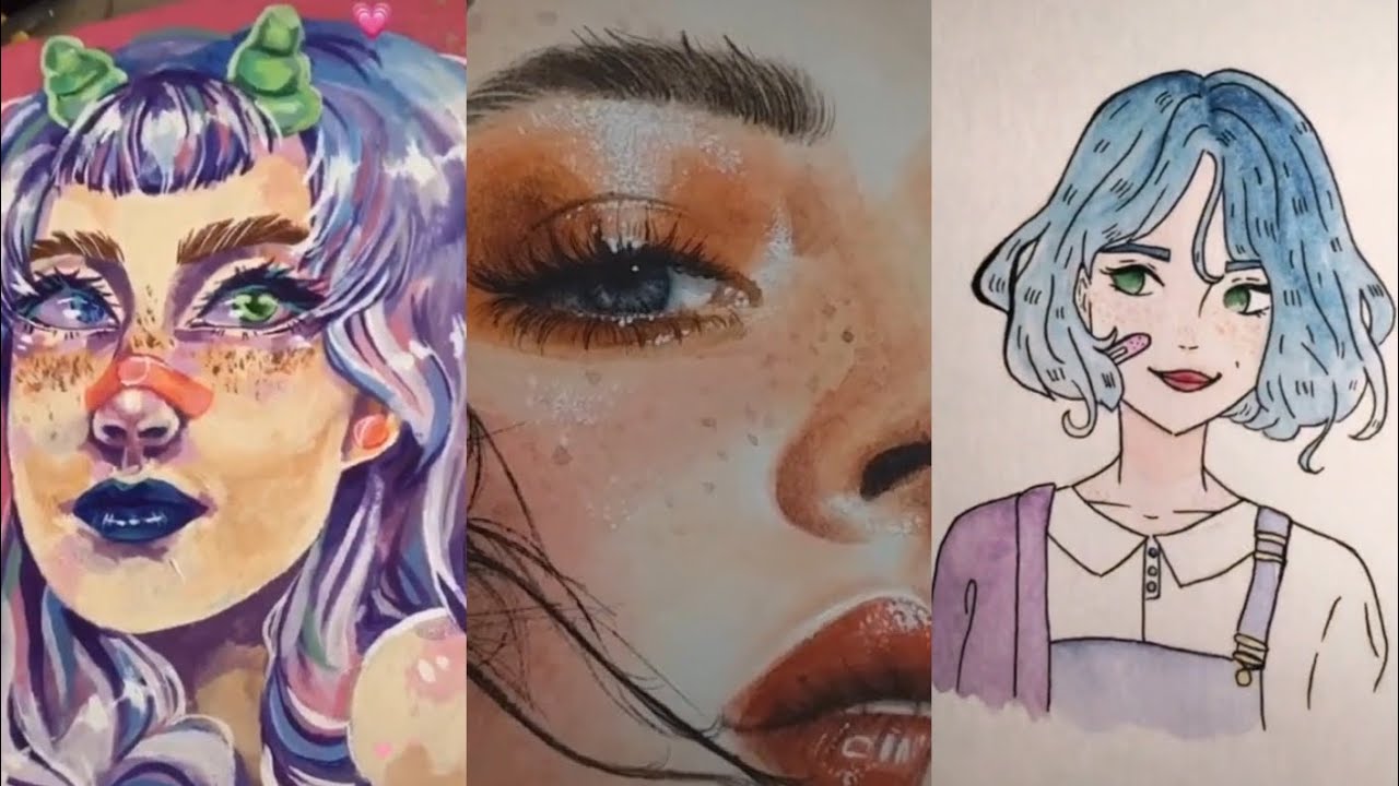 Inilah Cute Tik Tok Paintings