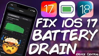 iOS 16.0 - 17.6.1 - How To Fix BATTERY DRAIN on iPhone