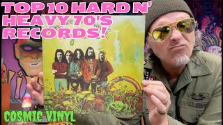 Top 10 Hard N' Heavy 70's Records! #Vinylcommunity #Vinylrecords #Vinyl