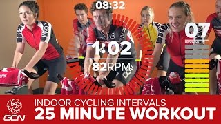 HIIT Workout - High Intensity Intervals | GCN 25 Minute Bike Session
