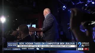 Governor Hogan takes on Democratic Gubernatorial nominee Ben Jealous