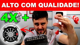 USE O BRIDGE CORRETAMENTE PARA SEU DRIVER E TWEETER TOCAR 4X MAIS!