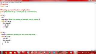 Python Program #2: Timer